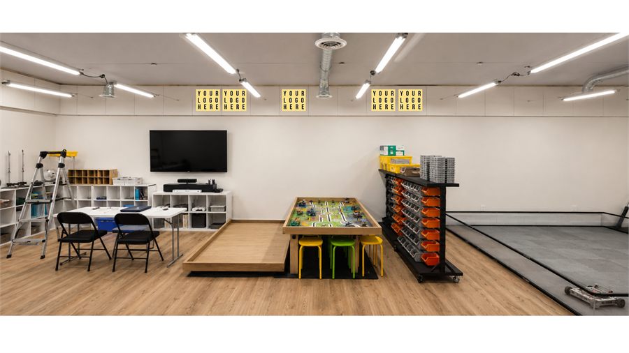 Recognition panels in the workshop and classroom